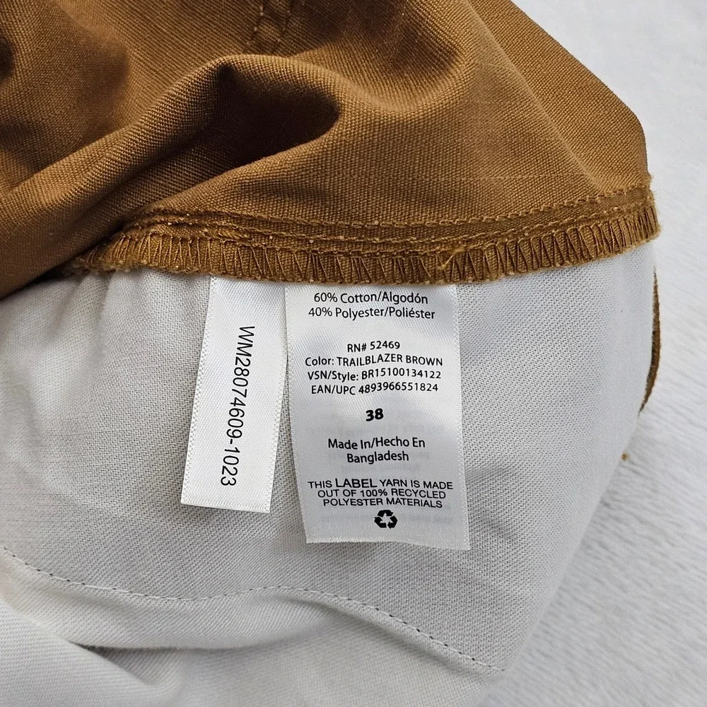 Brahma Cargo Work Shorts Mens 38 Brown Ripstop‎ Utility Carpenter Gorpcore